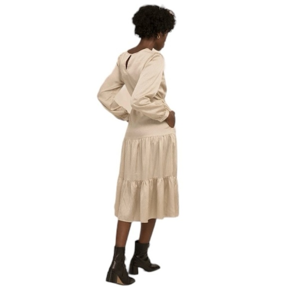 FRNCH Like New Adda Midi Dress, Tiered, Ruffled, Prairie‎ Style, size Large - Picture 8 of 13